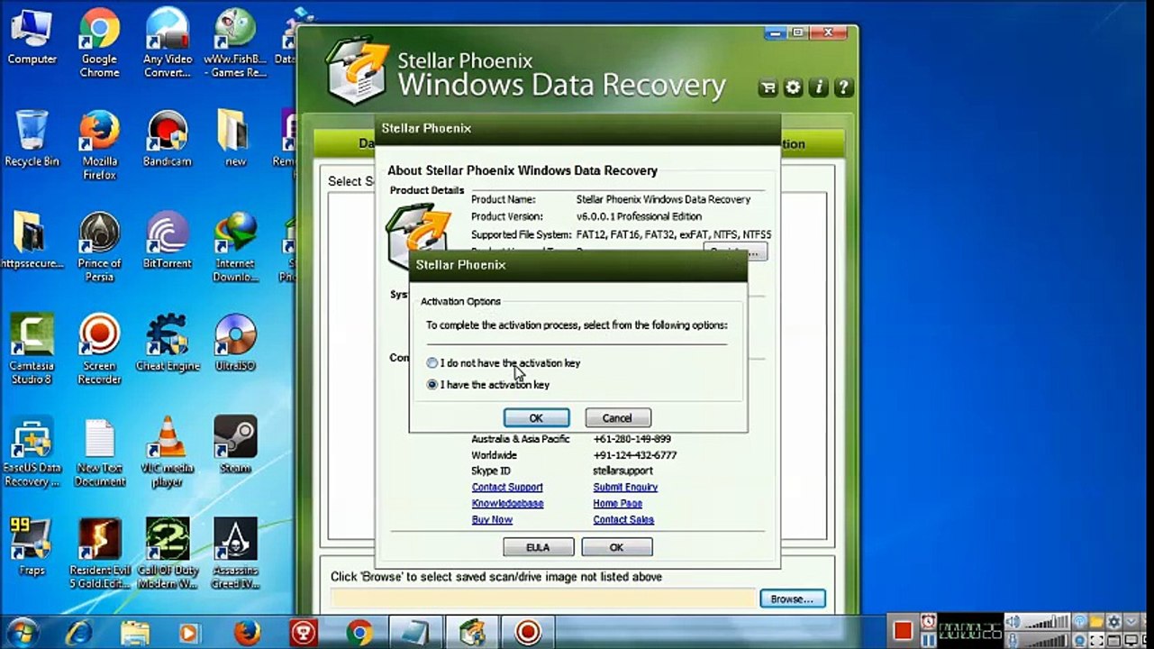 Stellar Phoenix Windows Data Recovery 7.0 + Serial Key 2017