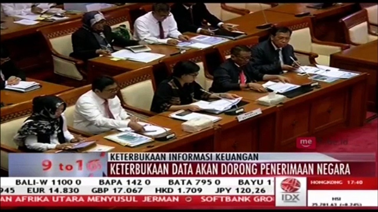 Menteri Keuangan: Keterbukaan Informasi Keuangan Akan Menambah Keuntungan Negara