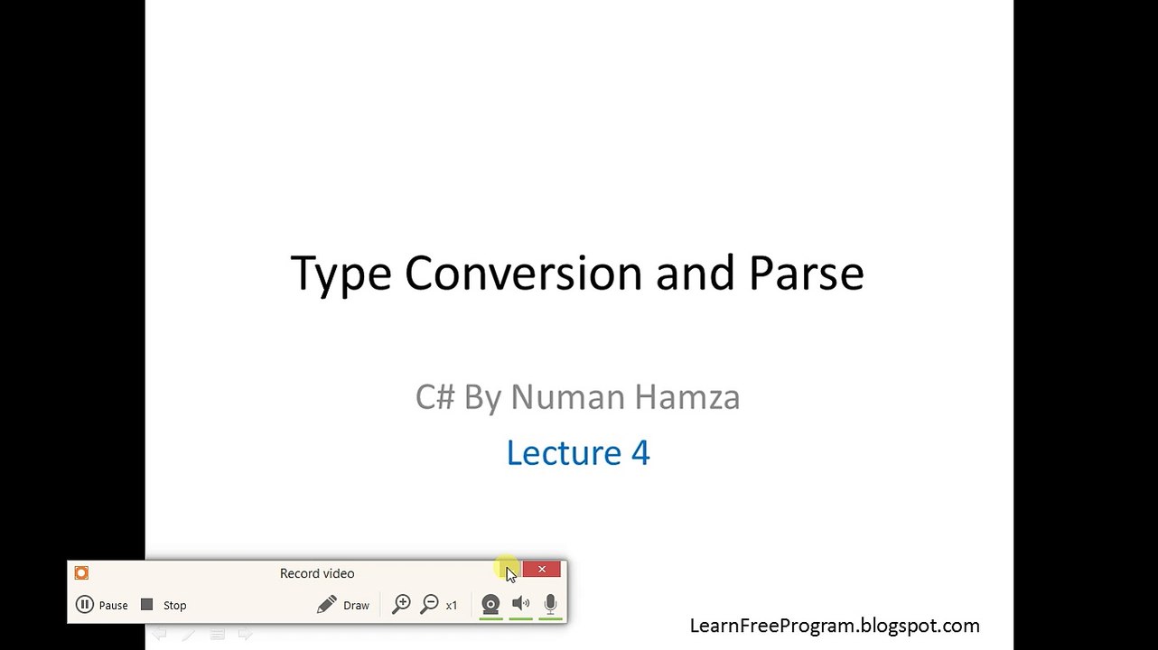 4-Type Conversion and Parse in c# urdu hindi     |C# (Urdu / Hindi)