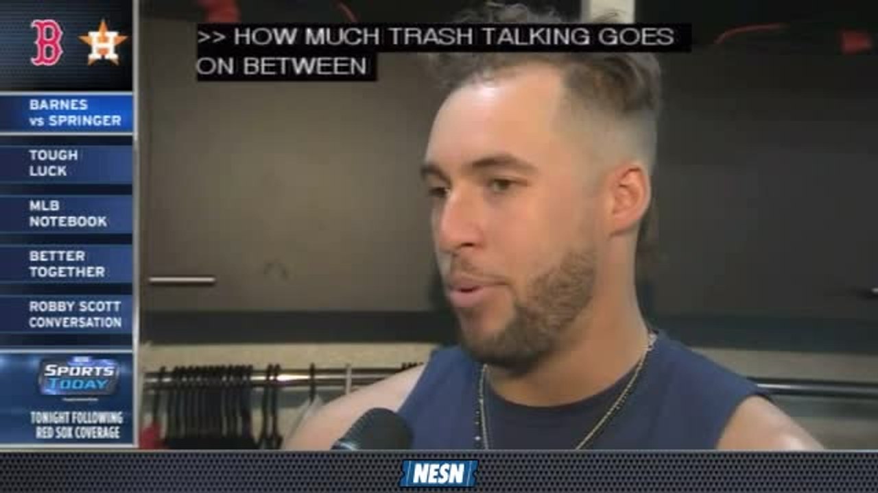 Red Sox First Pitch: Matt Barnes and George Springer Go Way Back
