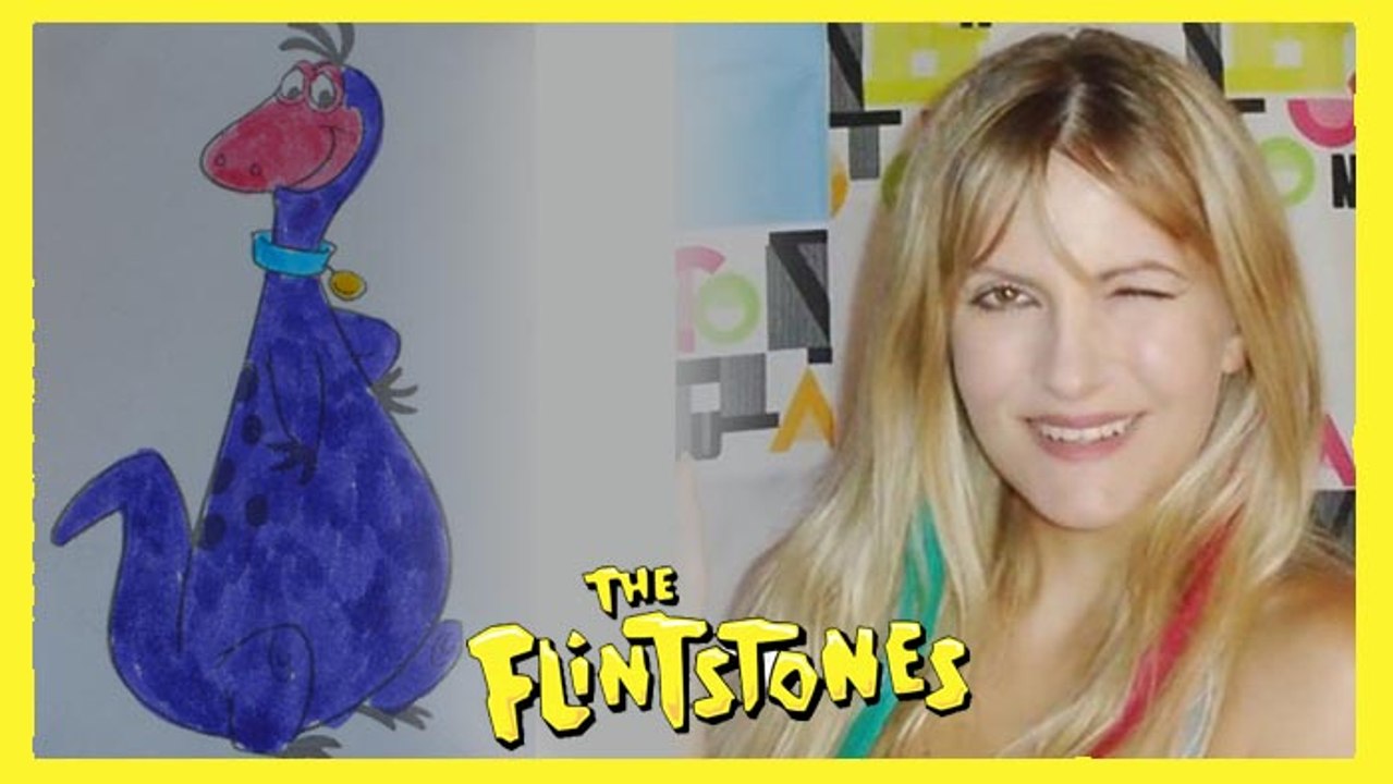 Coloring Pages for kids - Flintstones Dino