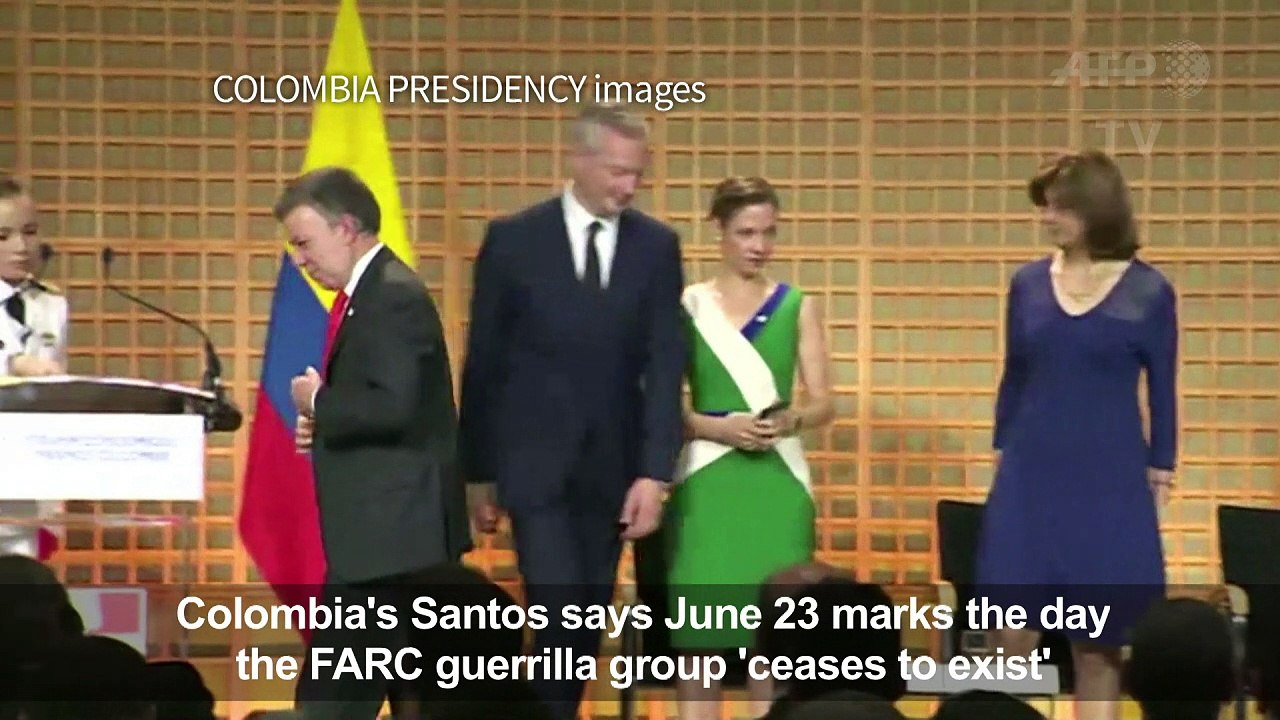 'Today the FARC...will cease to exist': Colombia's Santos