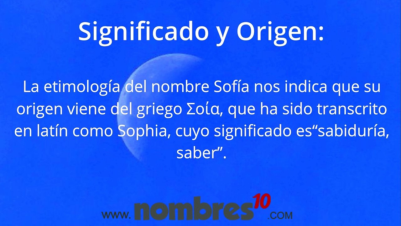 ¿Qué Significa el Nombre Sofía? Descubre su Historia y Nombres Similares ✨