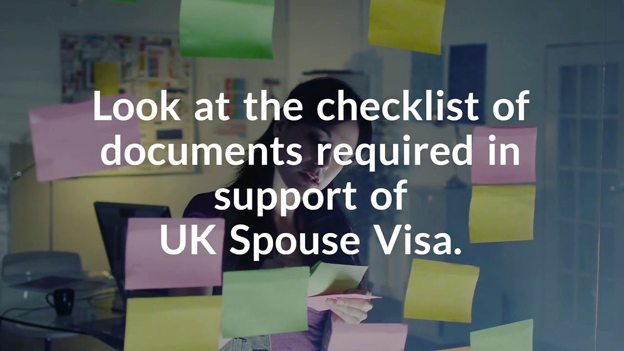 Documents required for UK SPOUSE VISA.