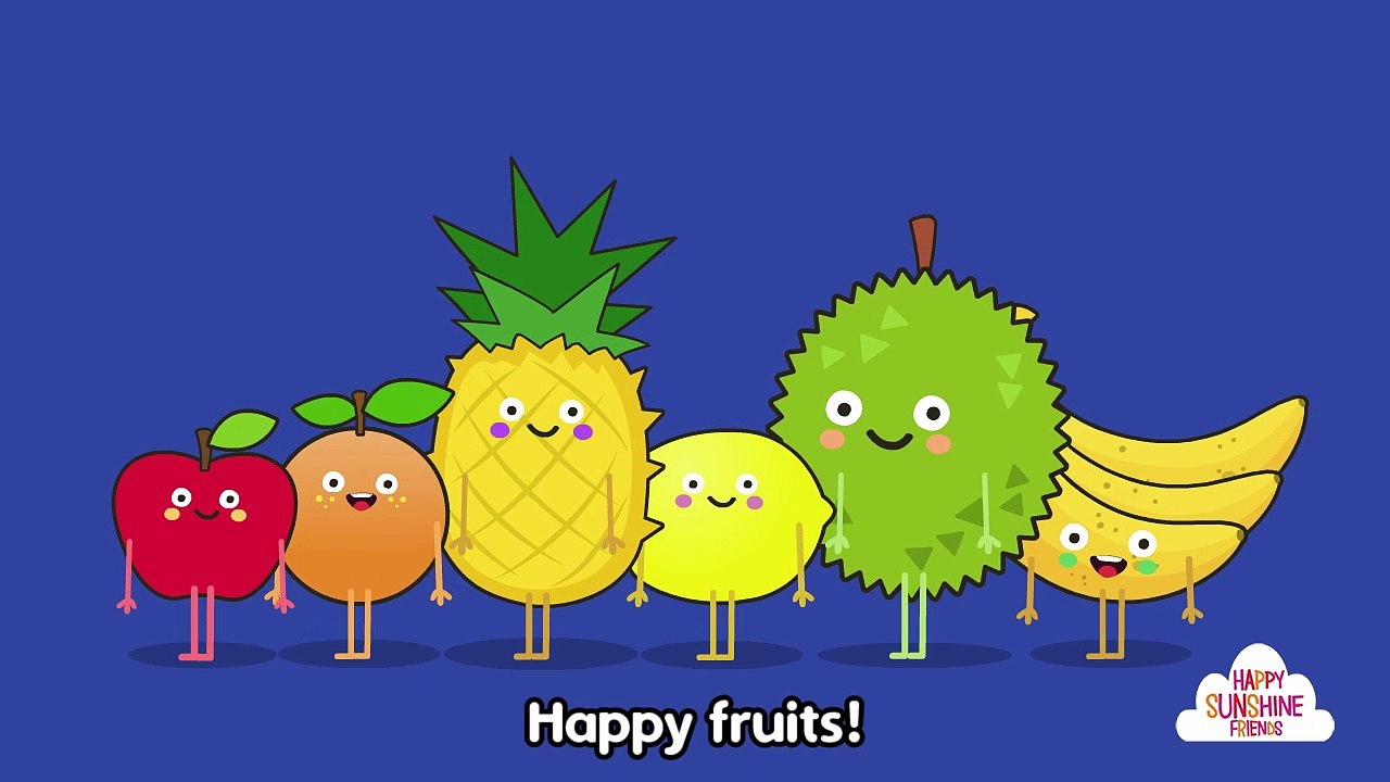 Fruits Song | Happy Fruits Learning Song