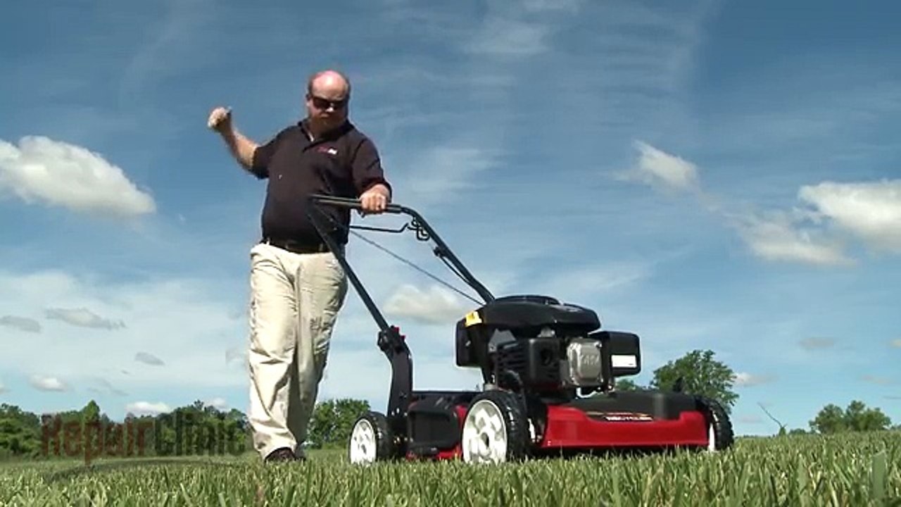 How does a lawn mower work