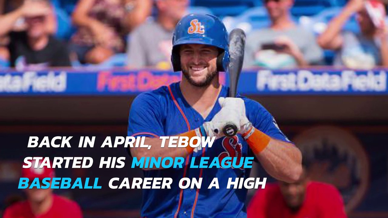#FlashbackFriday: Tim Tebow hits a home run in baseball debut