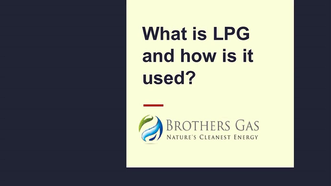 What is LPG and how is it used?