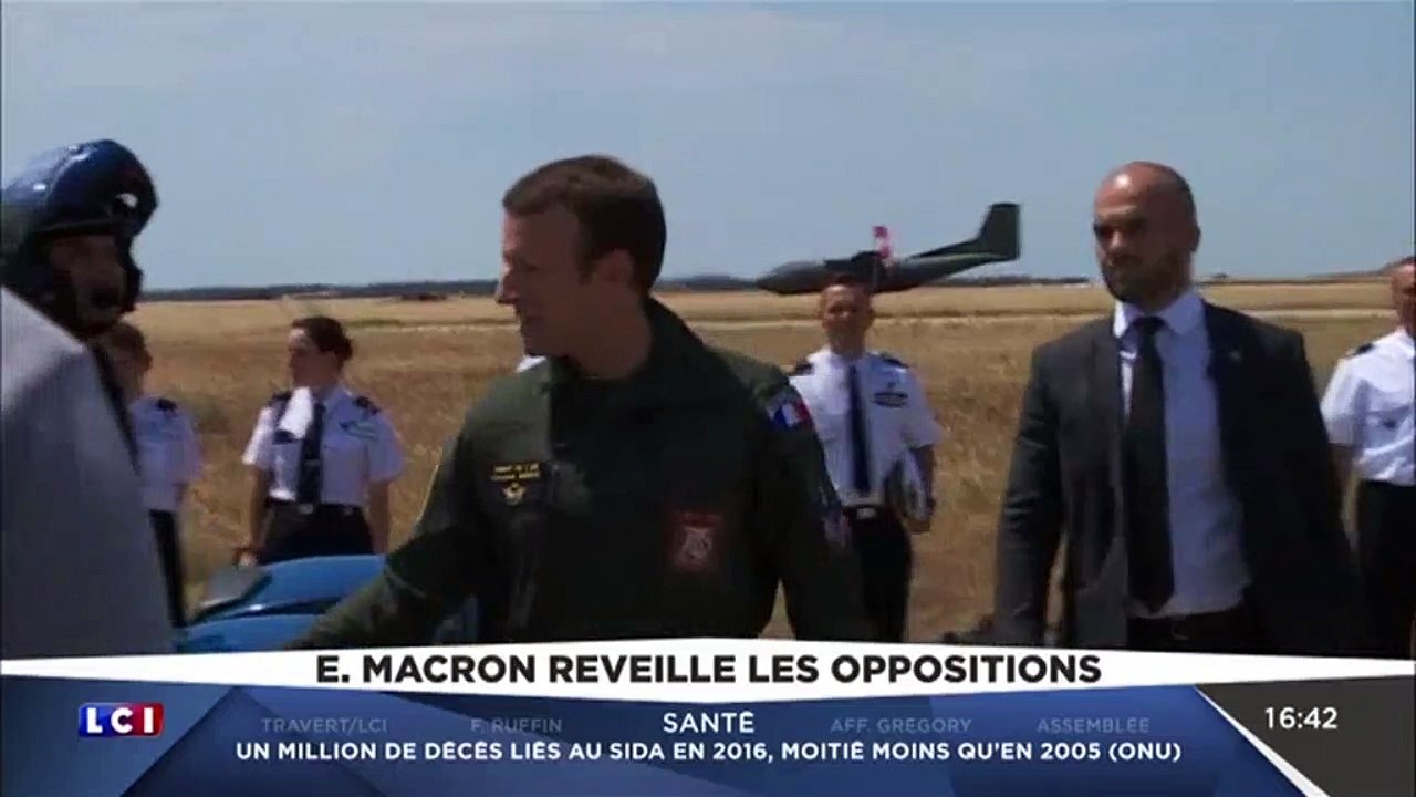 Emmanuel Macron dans Top Gun !