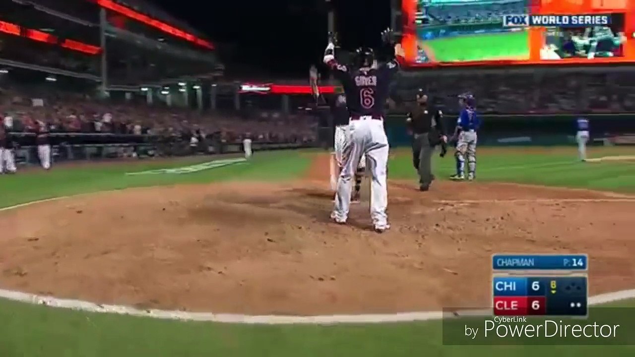 Rajai Davis 2 Run Homerun vs Aroldis Chapman In Game 7 of the World Series (Throwback Satu