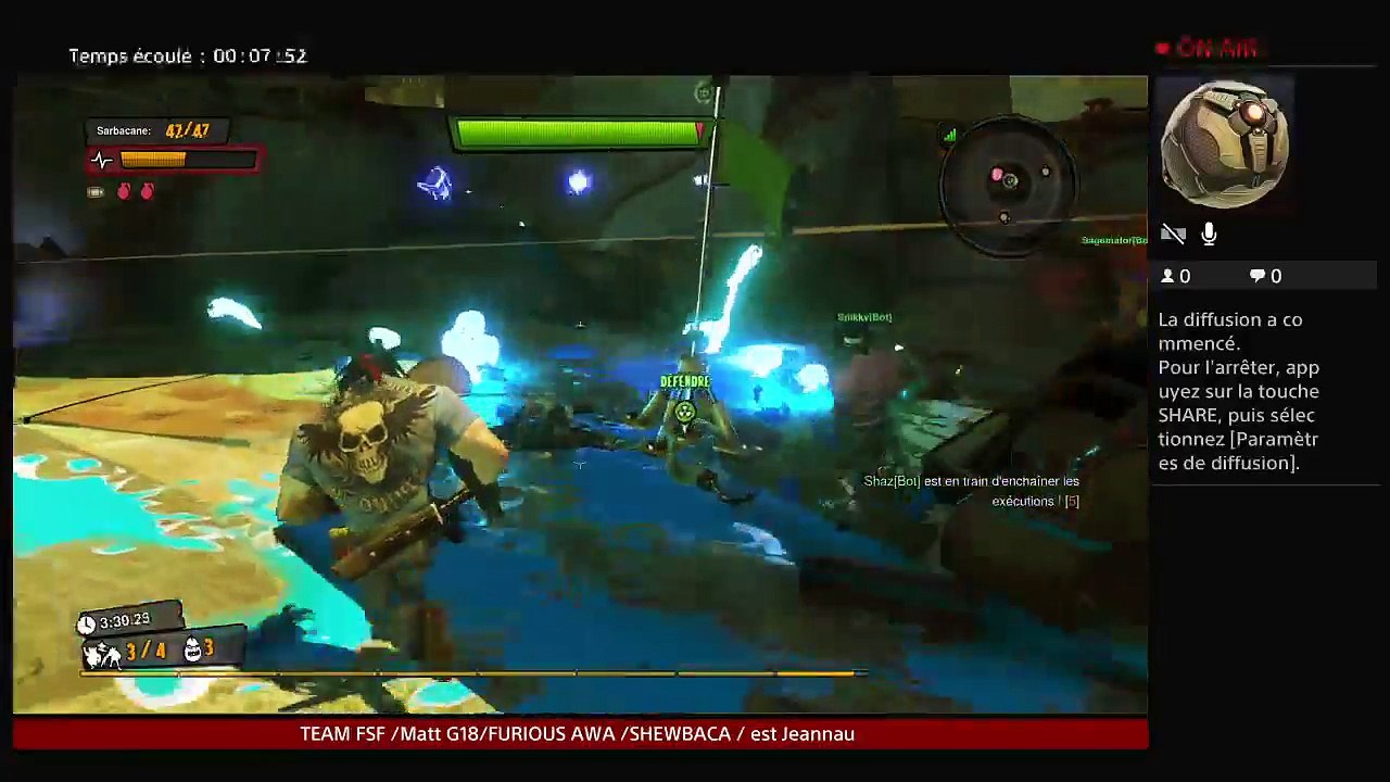 Diffusion PS4 en direct live teame FSF