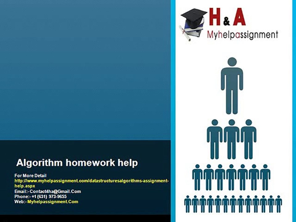 Algorithm Homework Help