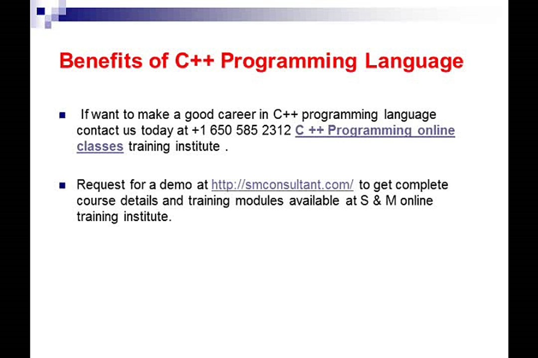 Object Oriented Programmingc++