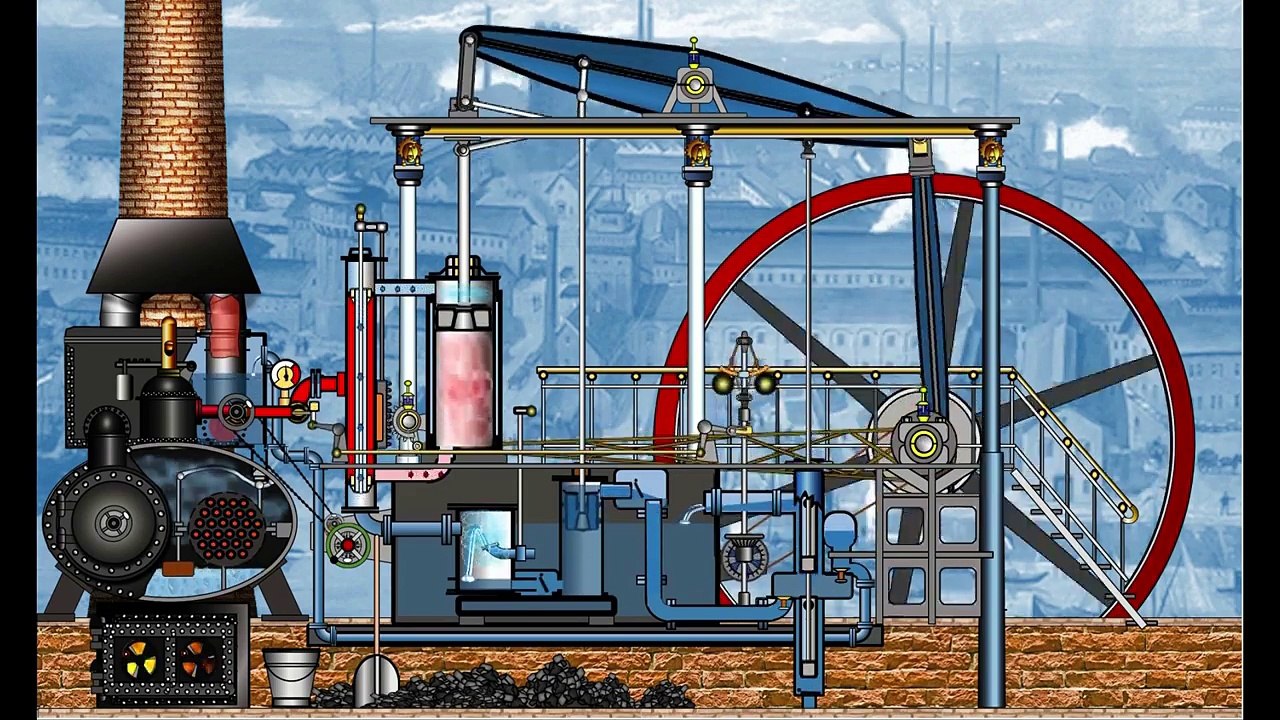 Dampfmaschine Wattscher Bauart, Wilson Paris
