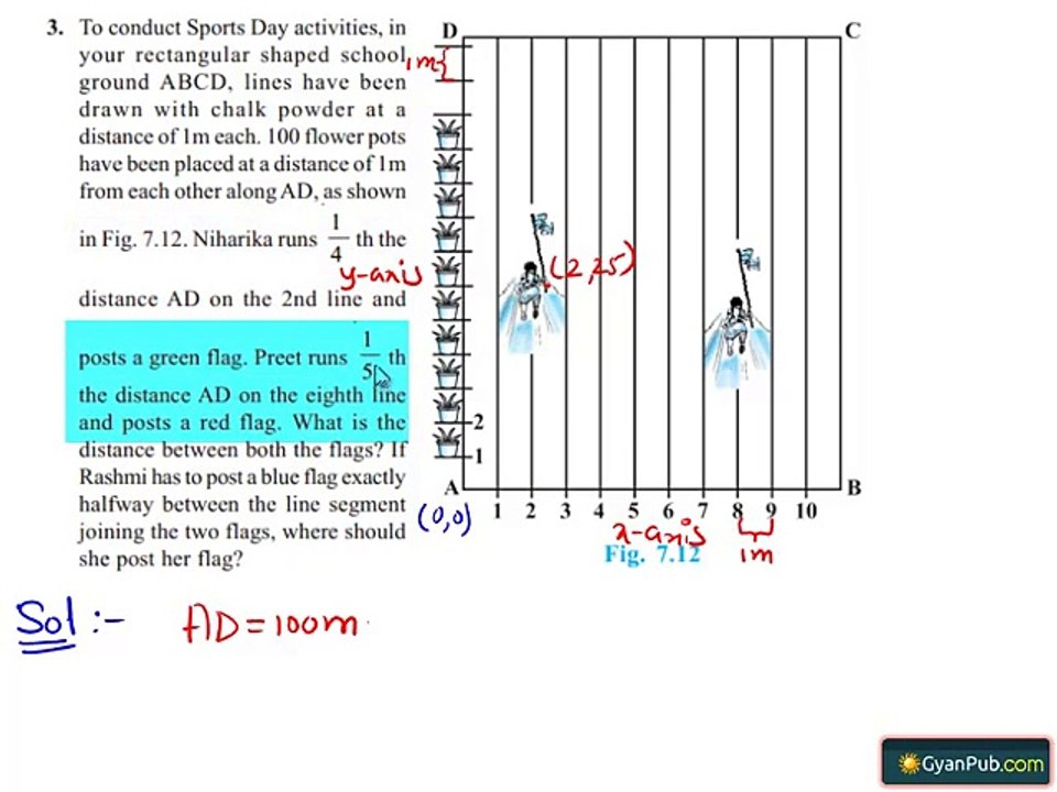 NCERT Solutions for Class 10th Maths Chapter 7 Coordinate Geometry Ex 7.2 Q3
