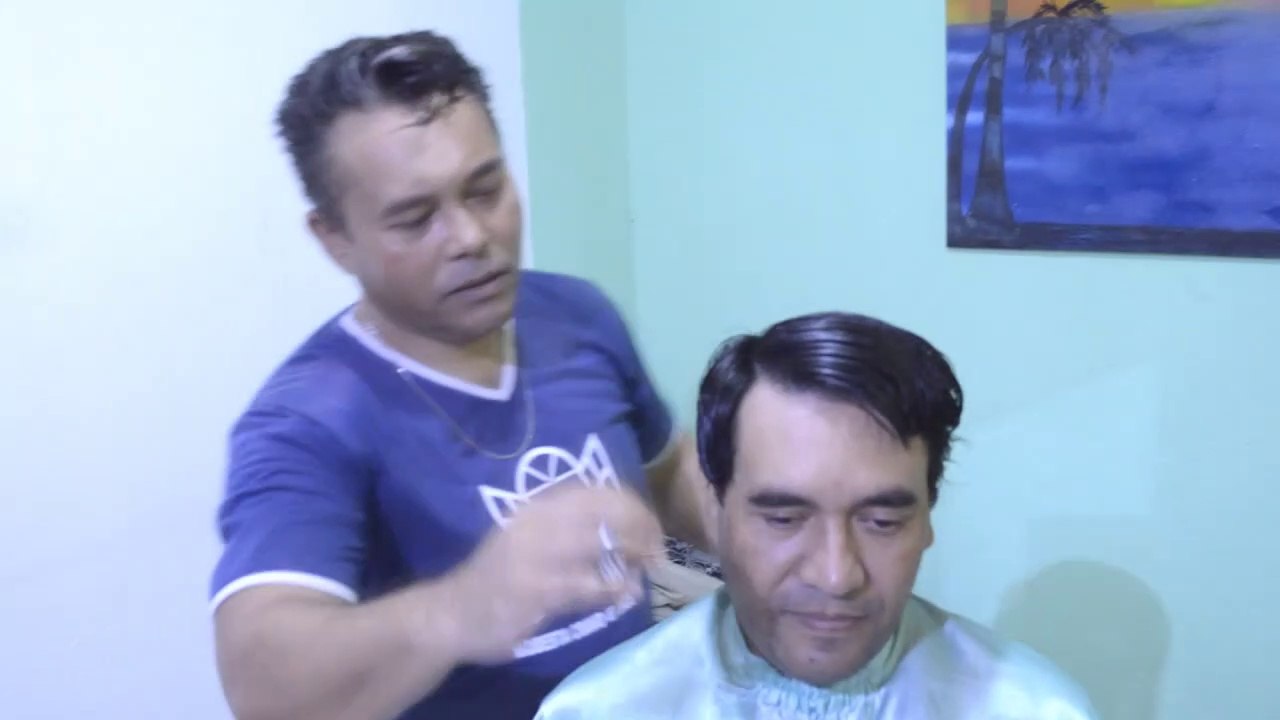 Male social haircut step by step