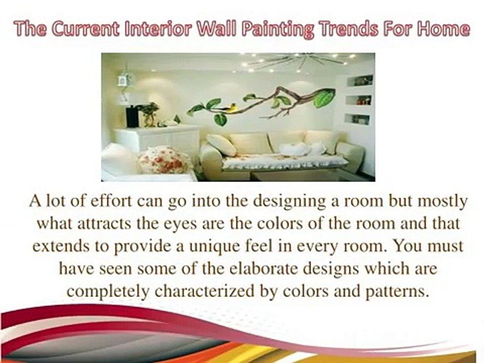 The Current Interior Wall Painting Trends For Home