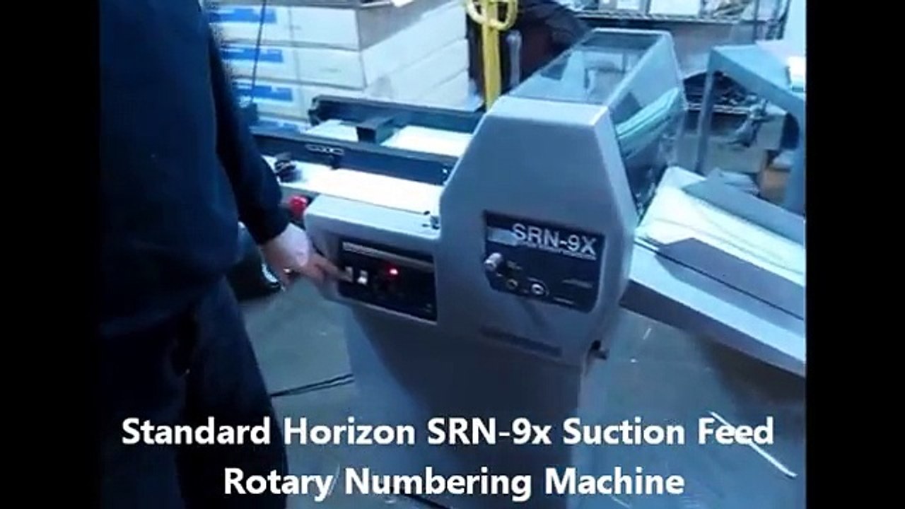 Standard Horizon SRN 9x Rotary Numbering Machine