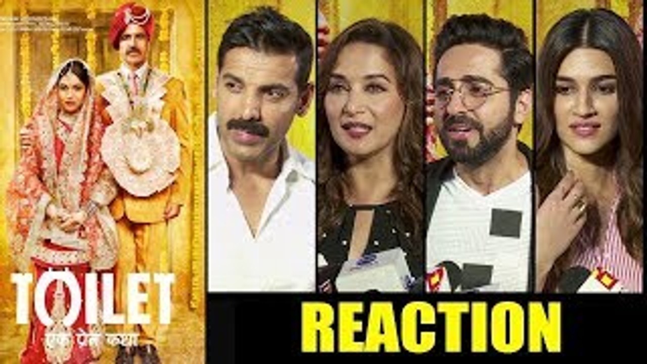 Toilet-ek prem katha  celebs Reaction