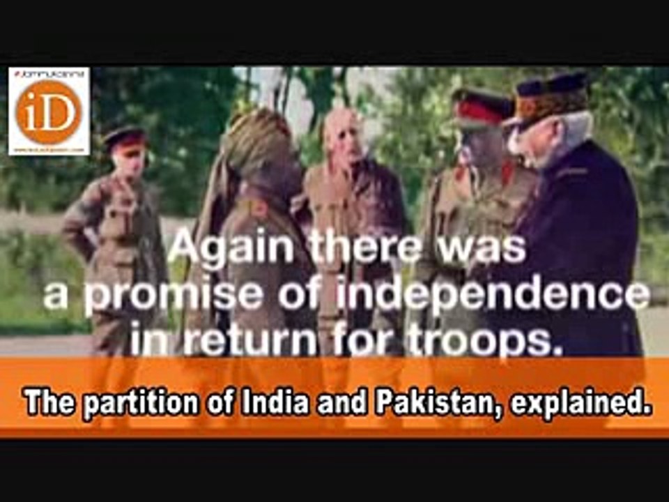 The partition of India and Pakistan, explained.