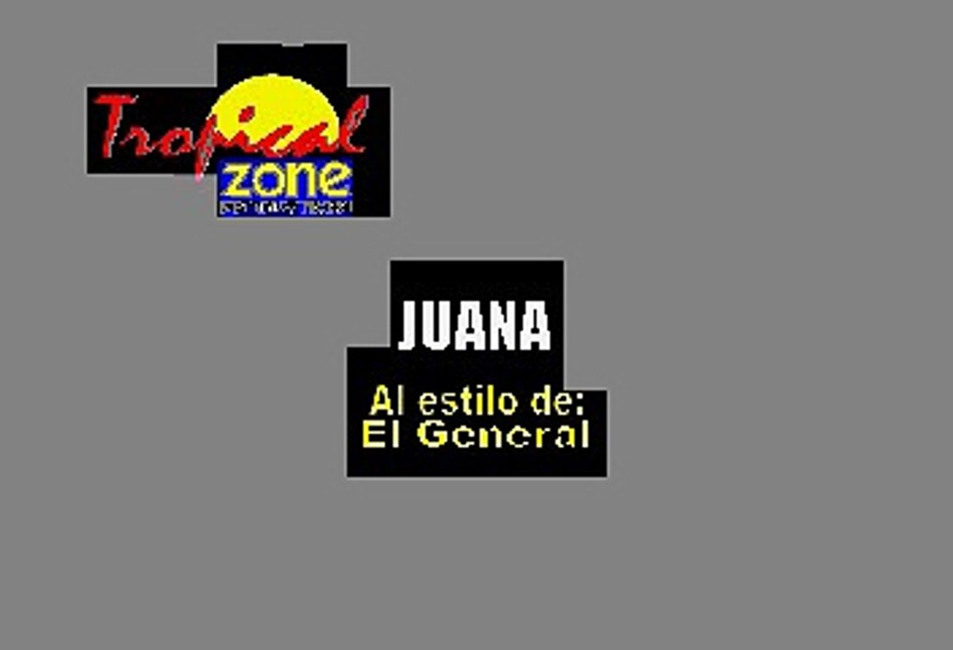 Juana  - El General (Karaoke)