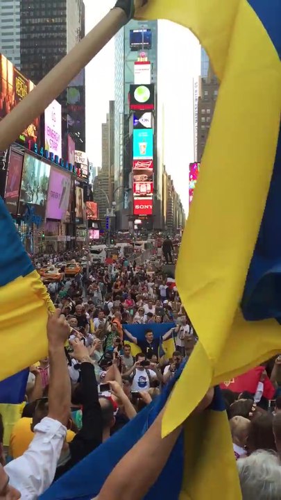 Празднование Дня Независимости Украины на Манхэттене