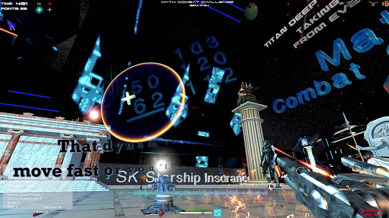 Math Combat Challenge: #2: surface combat