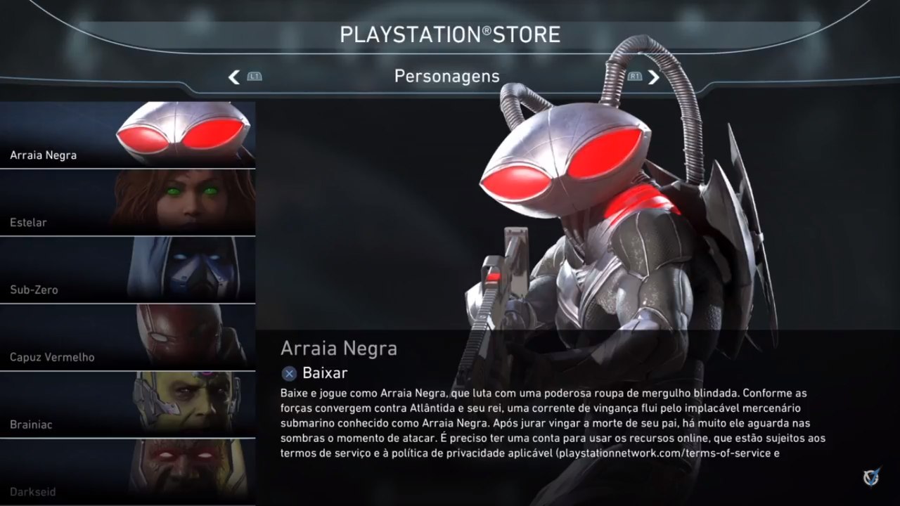 INJUSTICE 2 ARRAIA NEGRA  GAMEPLAY, SKINS, COMBOS, SUPER E FINAL DO BLACK MANTA NO INJUSTICE 2