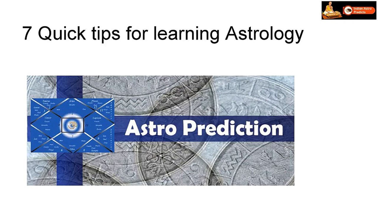 7 Quick tips for learning Astrology