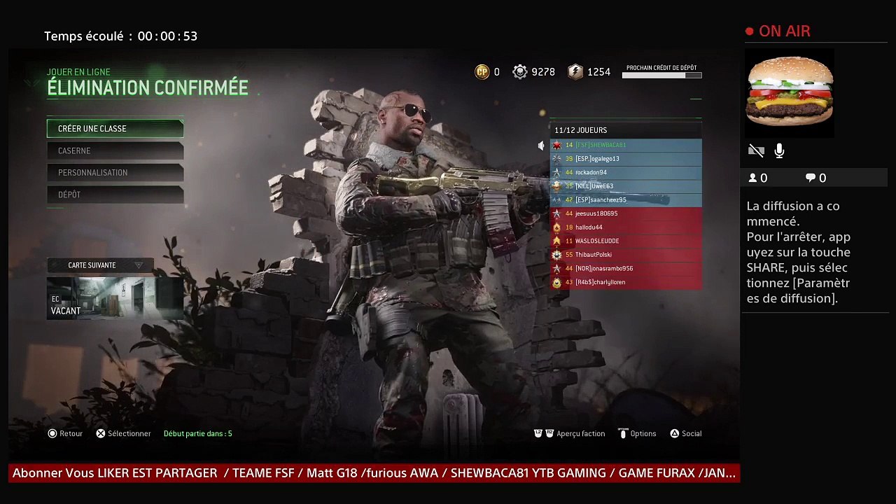 Diffusion PS4 en direct live teame FSF (4)