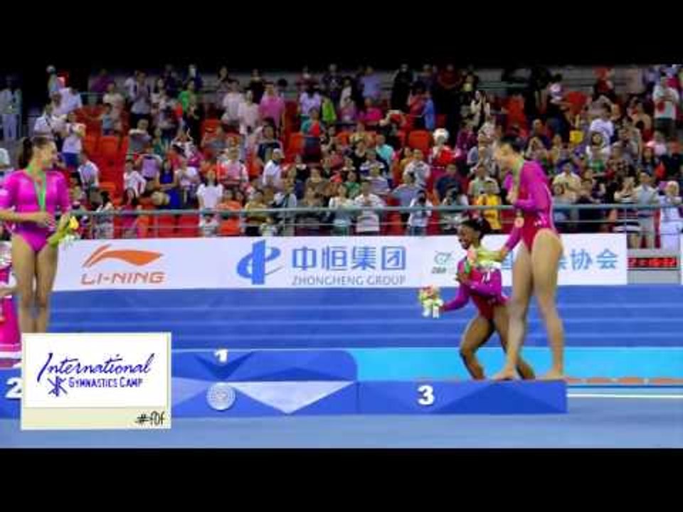 International Gymnastics Camp's #FlashbackFriday - Simone + the bee!