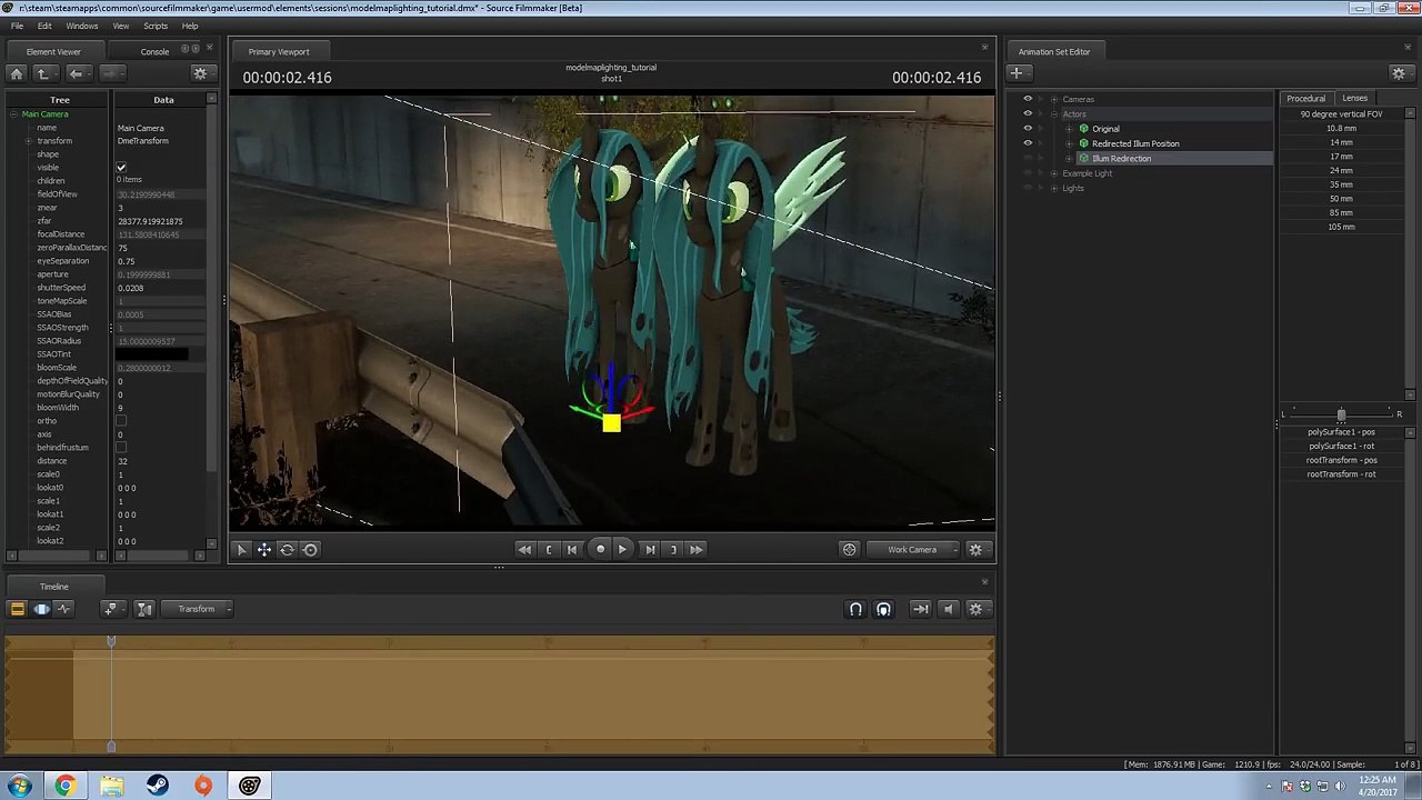 SFM Tutorial: Illum Position