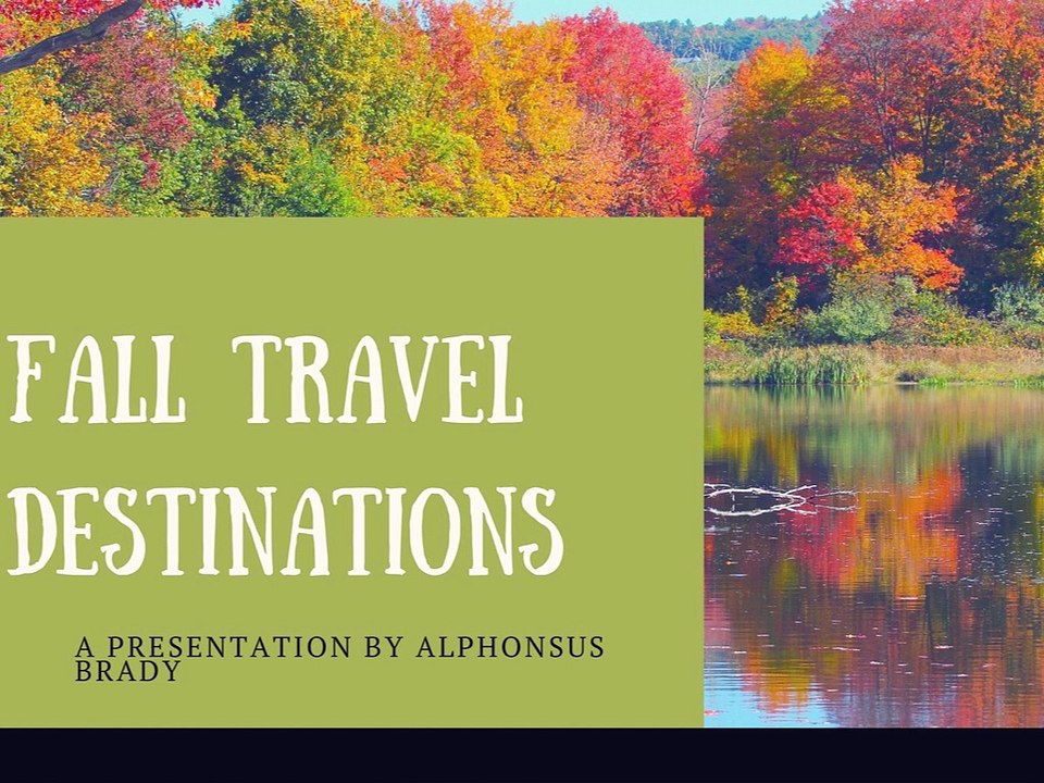 Fall Travel Destinations