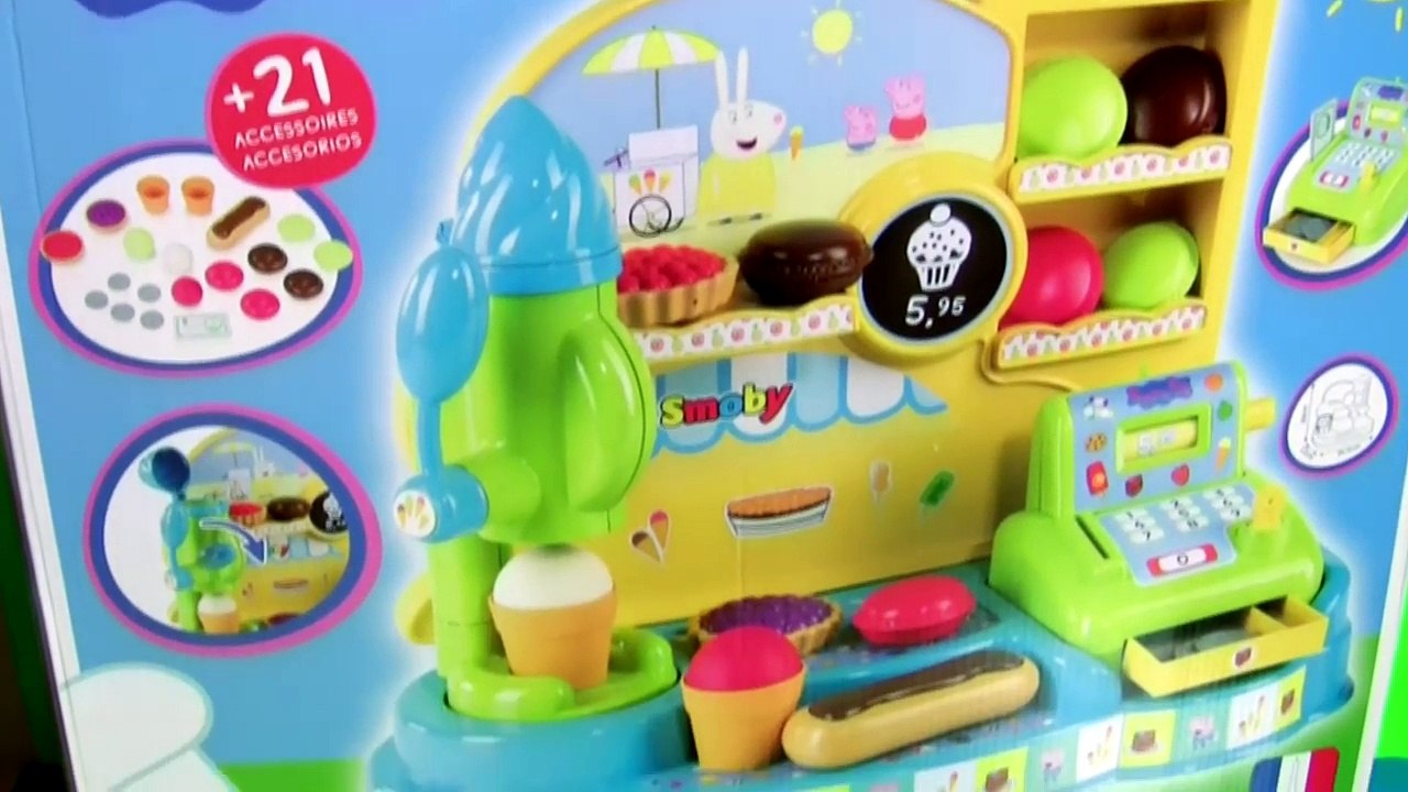 Peppa Pig Ice Cream Machine with Cash Register _ Fábrica De Helados Juguetes Pep