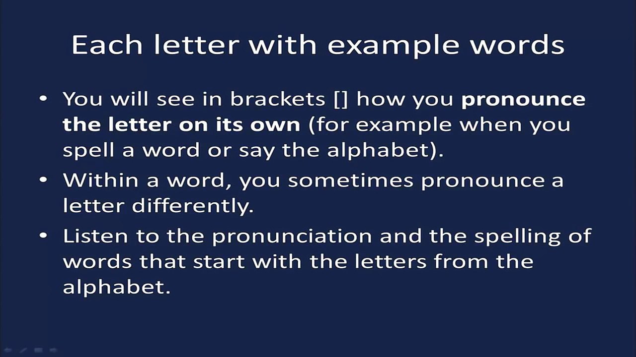English Alphabet Pronunciation - Alphabet (ABC) Pronunciation