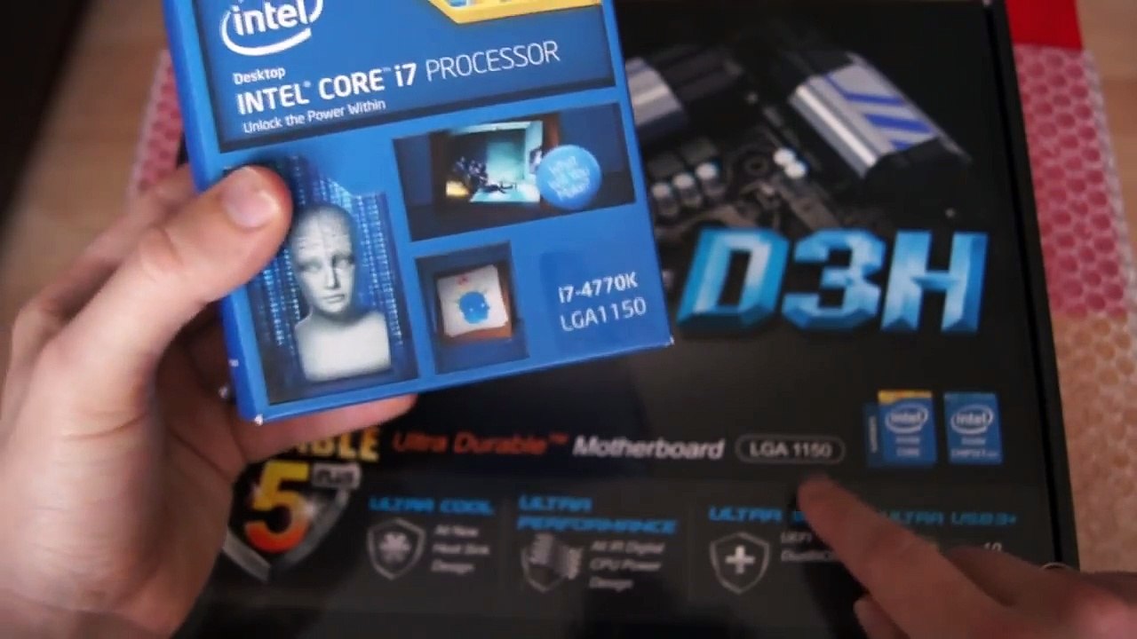 Как установить процессор intel i7 4770K. How to set up CPU to motherboard. LGA1150