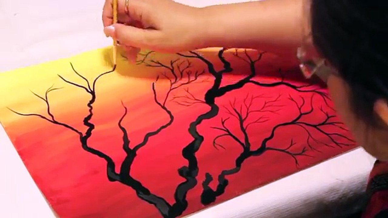 Watercolor Cherry Blossoms Painting Tutorial