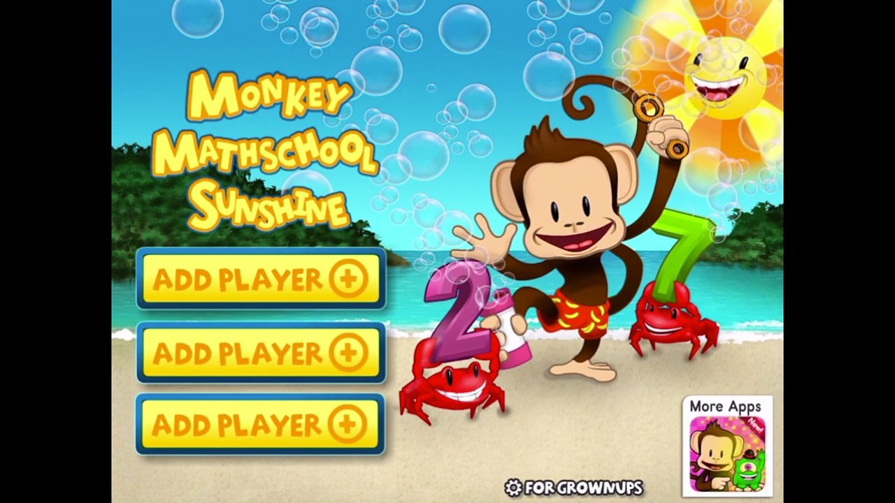Monkey Math School Sunshine - best app demos for kids