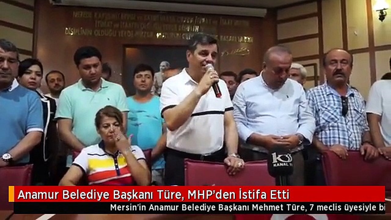 Anamur Belediye Başkanı Türe, MHP'den İstifa Etti