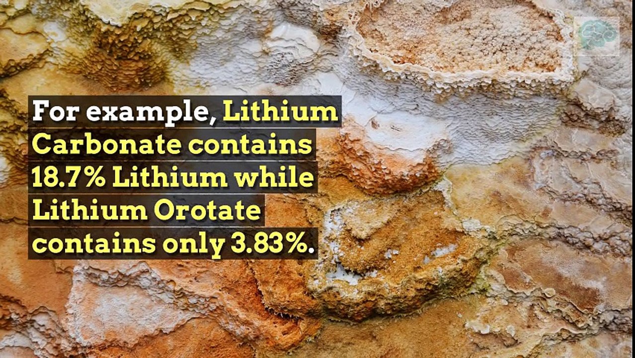 The different forms of Lithium supplement