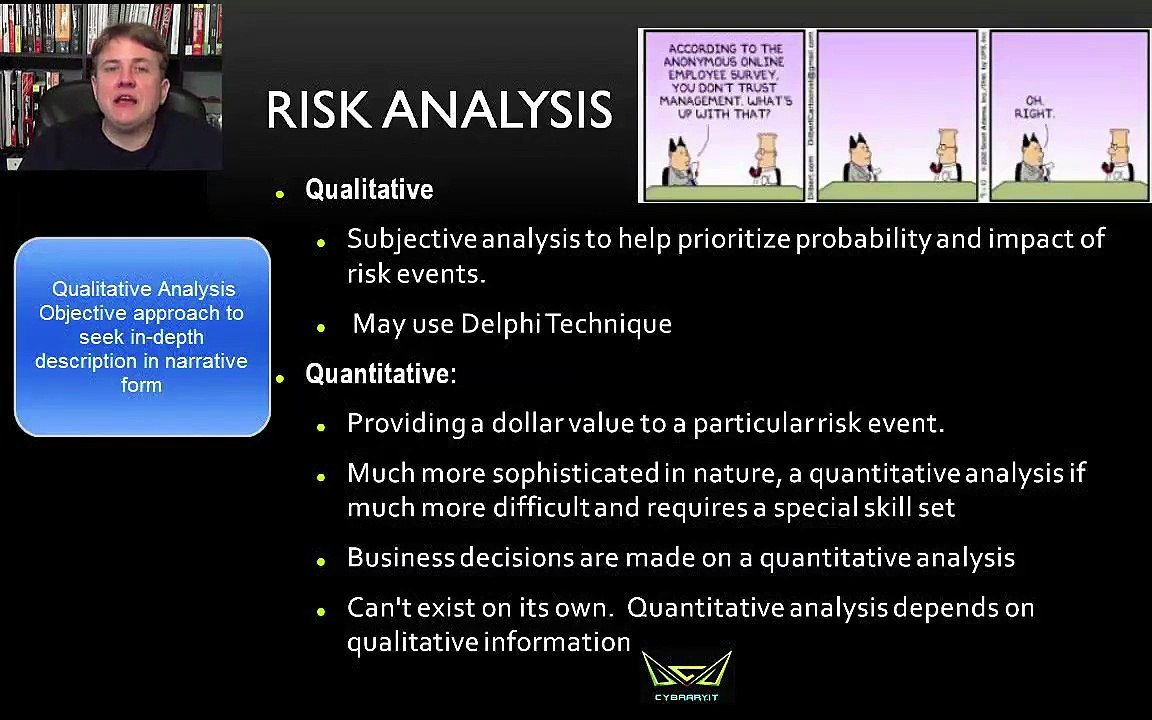 CISSP Module 01 Part 06 - Risk Analysis from Cybrary.IT on Vimeo
