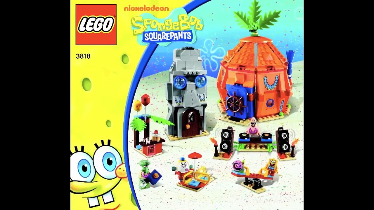 How To Build-LEGO Spongebob Squarepants 3818: Bikini Bottom Undersea Party-Instructions