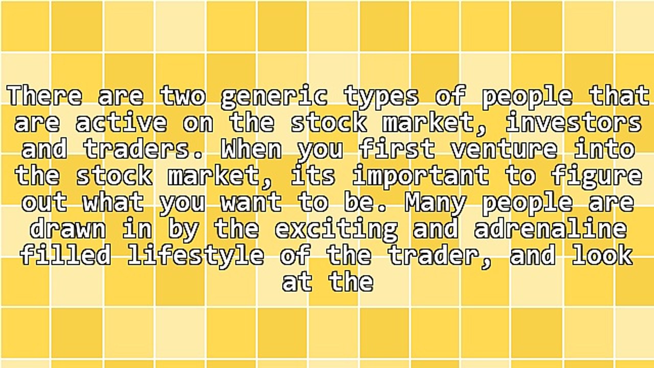 The Difference Between Investors and Traders