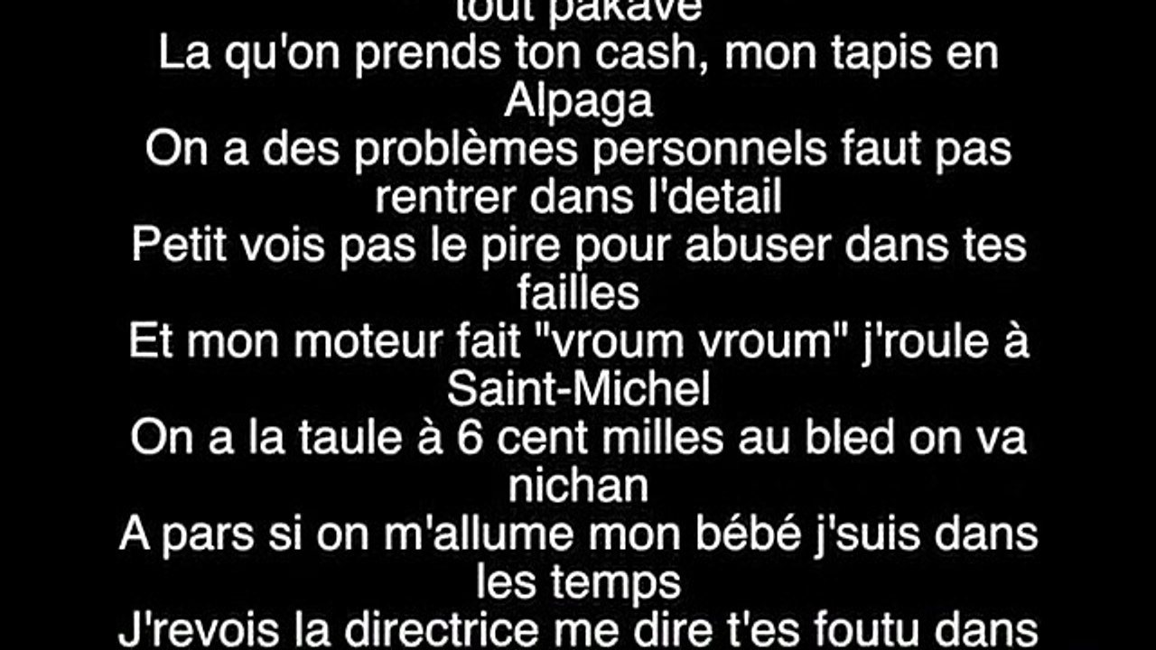 (LYRICS) Lacrim ft Mister you - Intocable