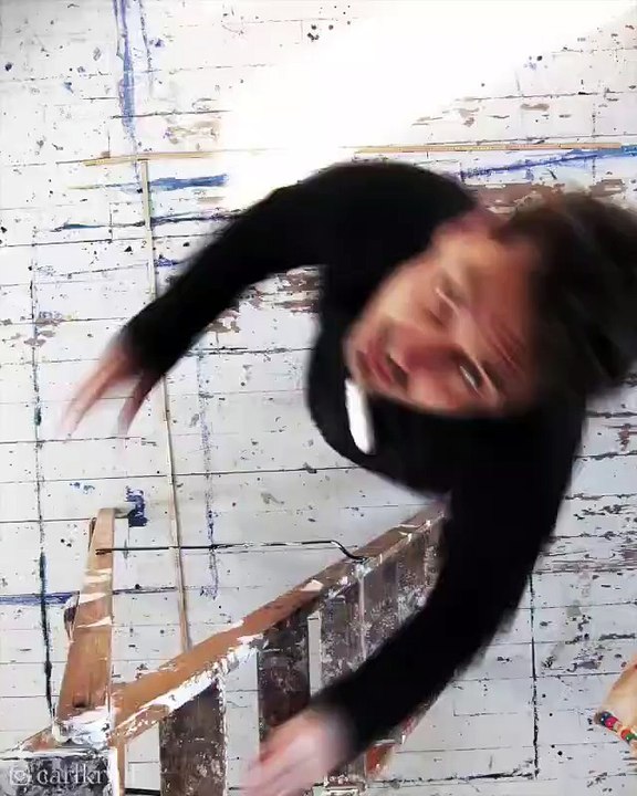 Creates 3D figurative drawings using an alternating series of squiggly, parallel, and symmetric lines