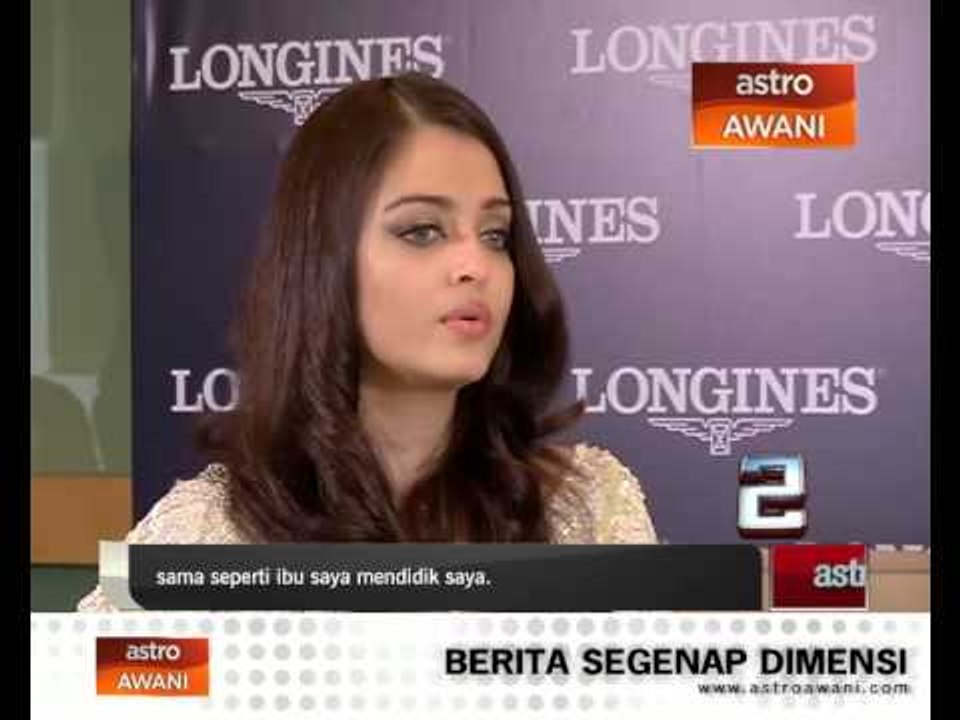 Aishwarya tidak sembunyi anak dari media