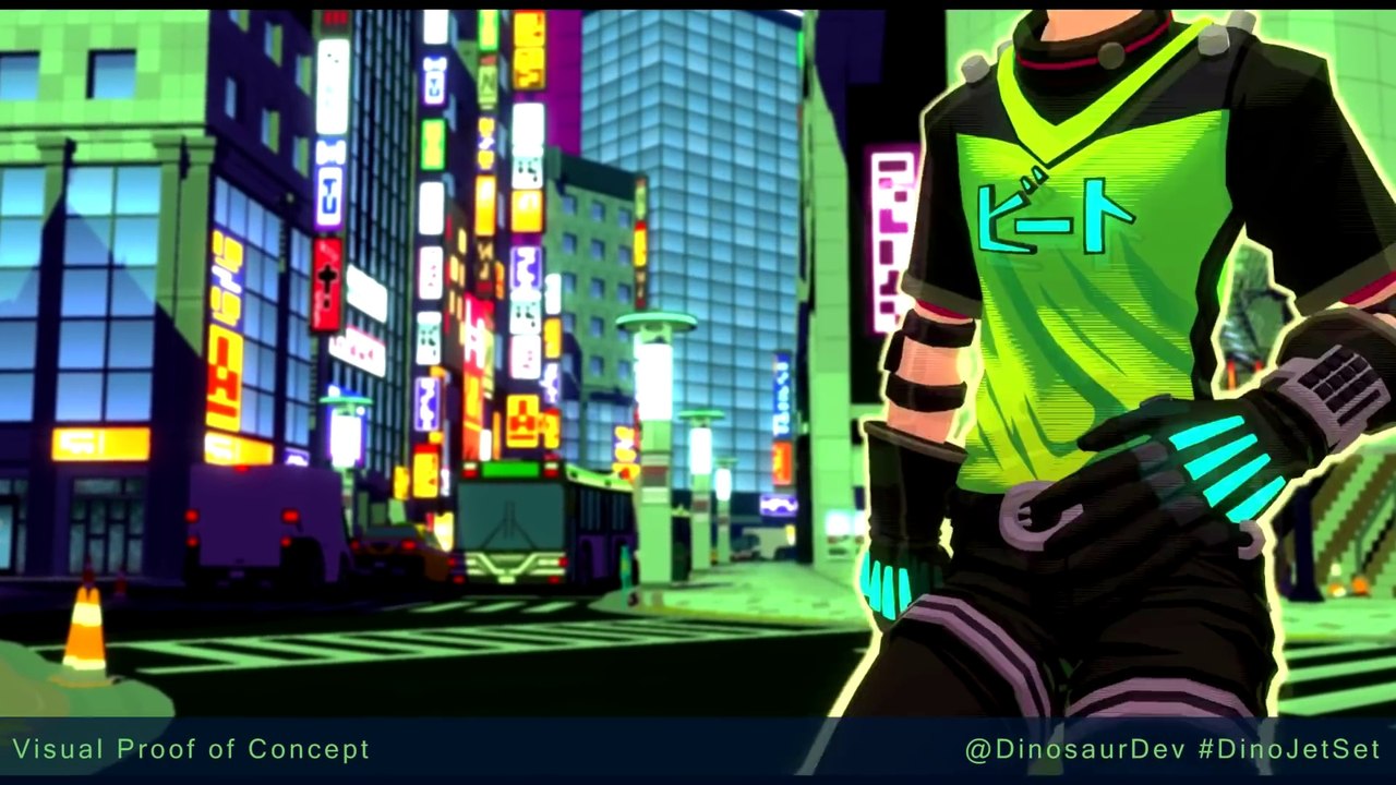 Jet Set Radio Evolution - Démonstration visuelle du concept