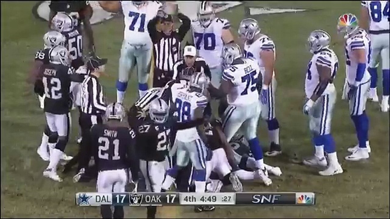 Raiders vs cowboys controversial call (paper gate)