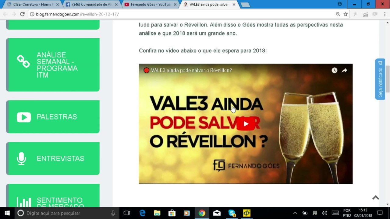 Call da virada: analista antecipa rali da Vale e encerra 3 operações hoje com ganhos de até 340%