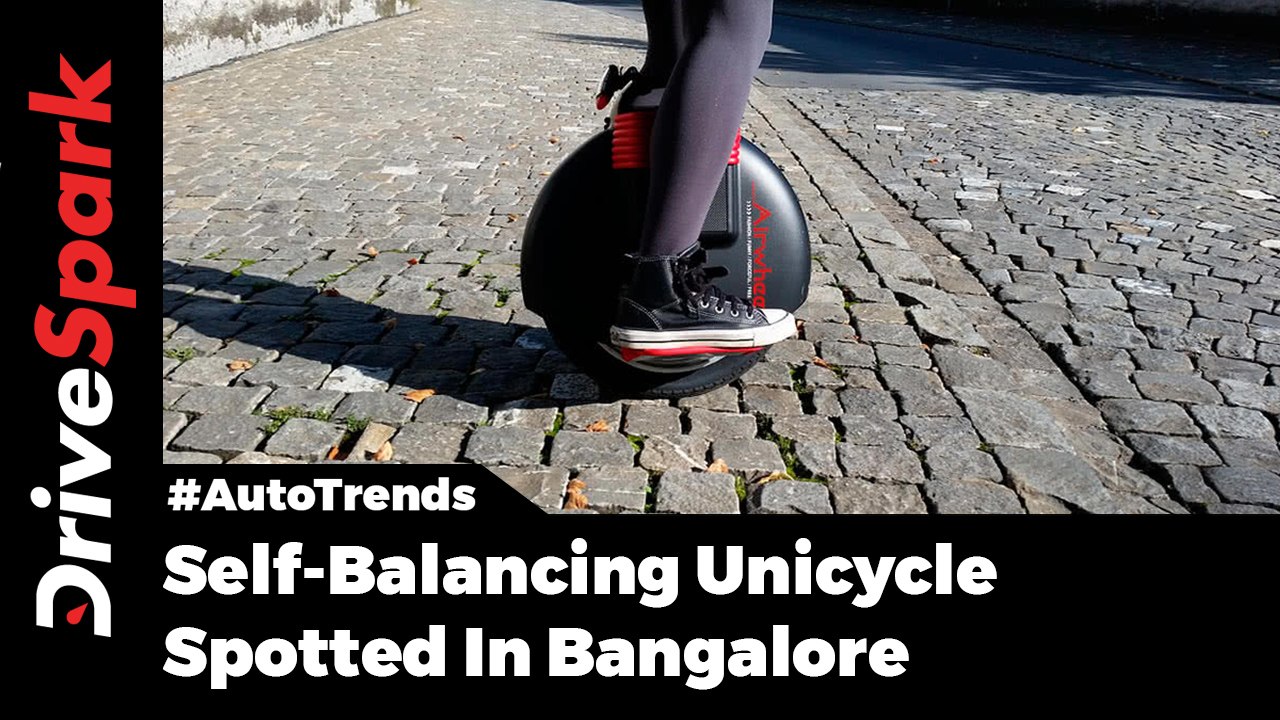 Electric Unicycle Spotted In Bangalore Traffic - DriveSpark